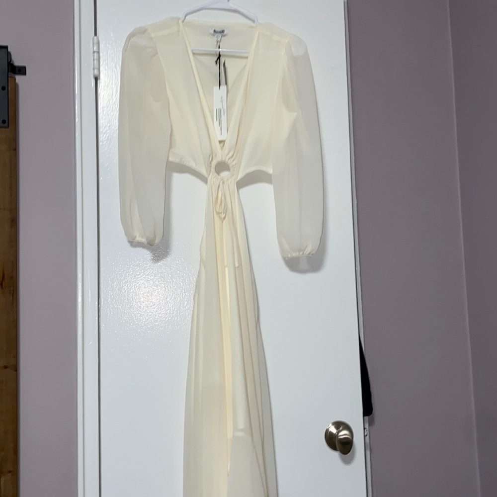 NWT Limited Edition Express cut‎ out high-low dress
